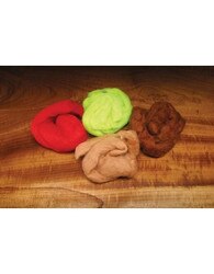 Hareline Dubbin Sculpin Wool in Brown